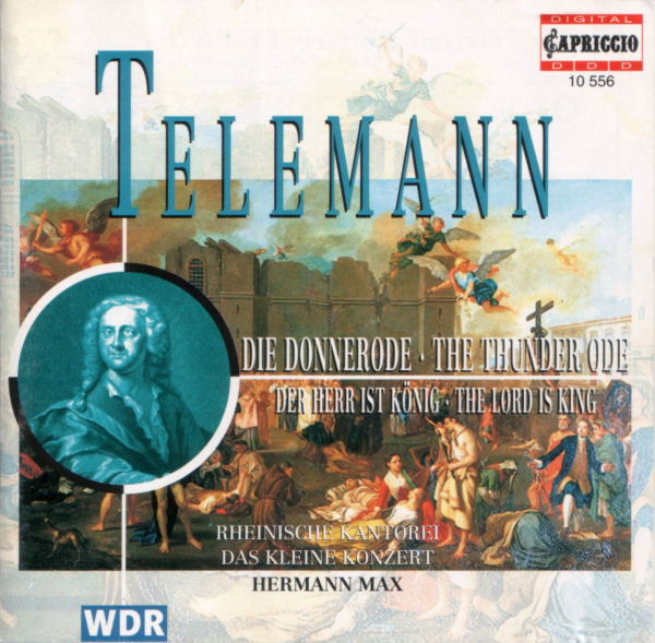 фото G. ph. telemann: die donnerode · der herr ist könig (1 cd) capriccio