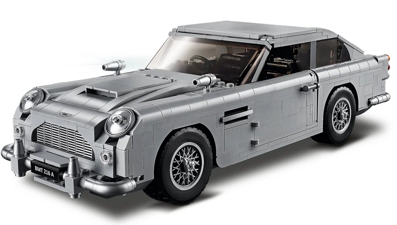 

Конструктор Автомобиль Джеймса Бонда Aston Martin DB5, 1439 деталей, Г-5-406