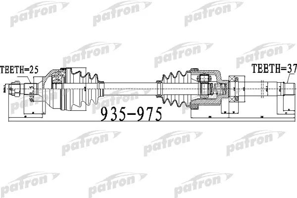 

Приводной вал PATRON PDS0528