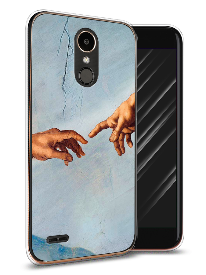 

Чехол Awog на LG K10 2017 "Сотворение Адама", Голубой;коричневый;серый, 81350-9