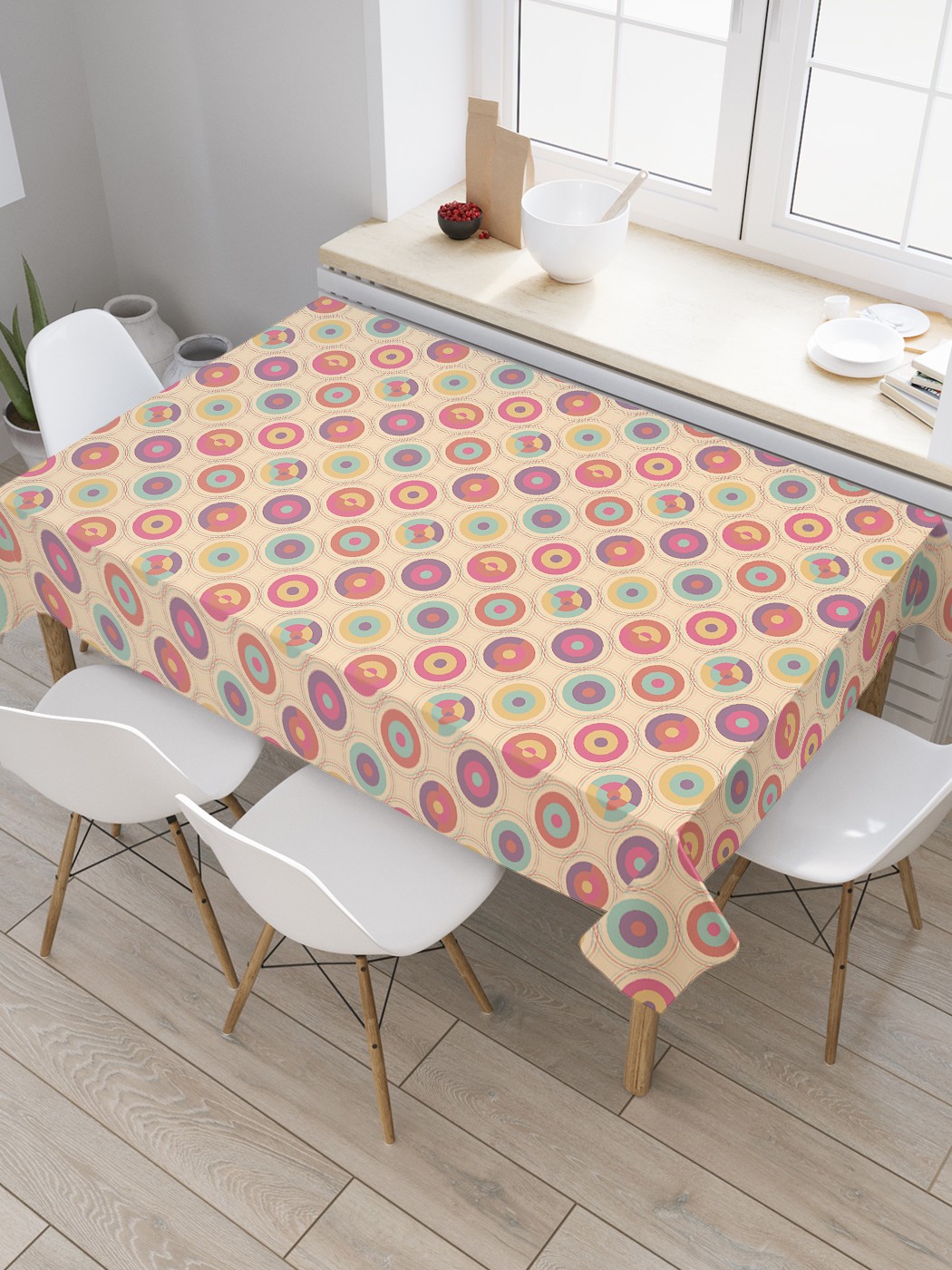 

Фотоскатерть JoyArty МУЛЬТИ 103911 180x145, Розовый