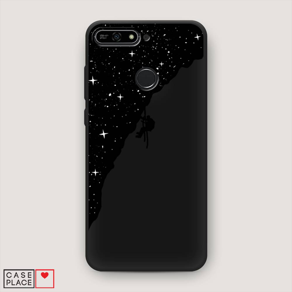 

Чехол Awog на Honor 7A Pro "Скалолаз в космосе", Черный;белый;бежевый, 65452-1