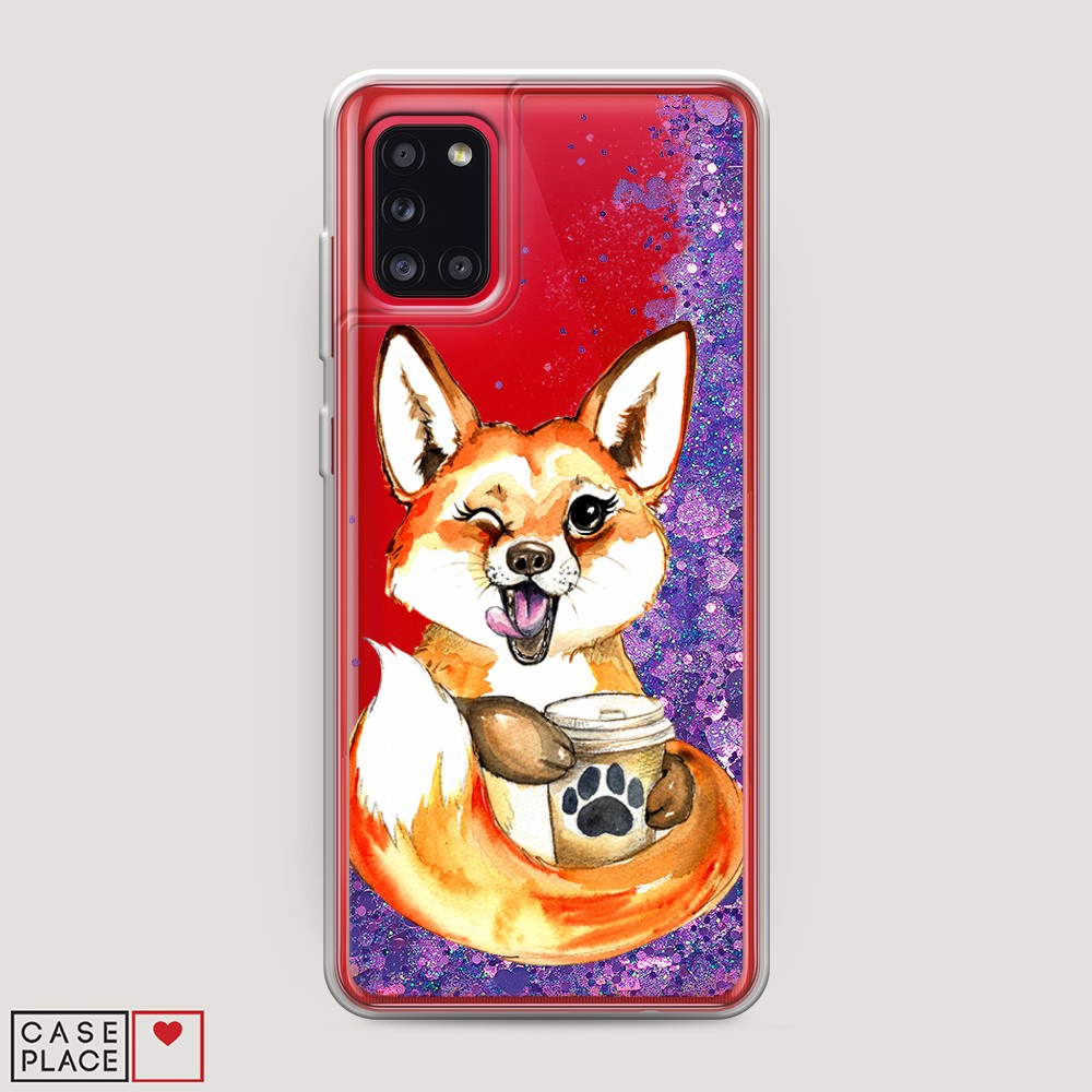 

Чехол Awog на Samsung Galaxy A31 / Самсунг A31 "Подмигивающая лиса с кофе", Разноцветный, 2100392-1