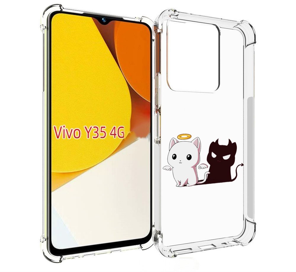 

Чехол MyPads котик-с-злой-тенью для Vivo Y35 4G 2022 / Vivo Y22, Прозрачный, Tocco