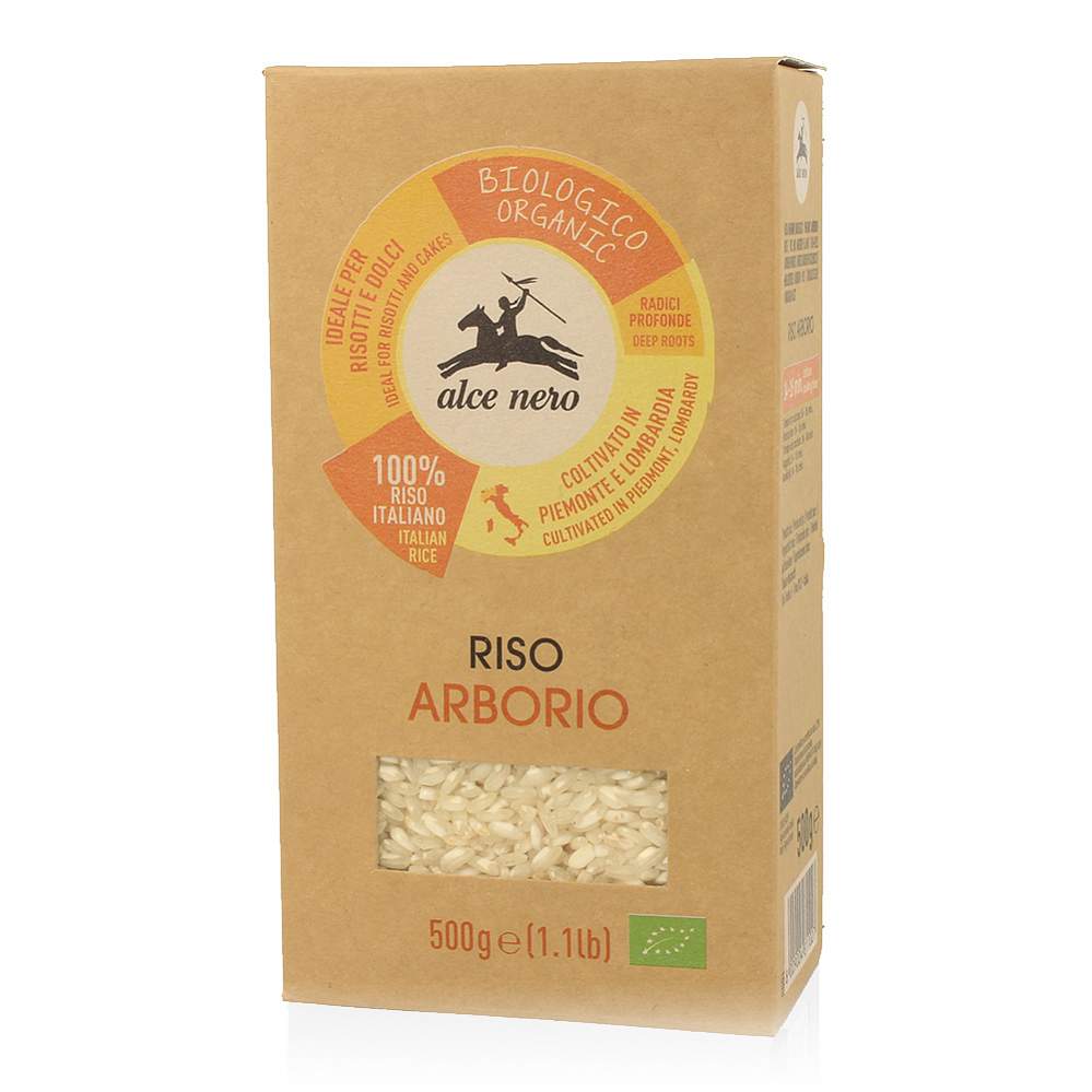 Рис белый Alce Nero arborio