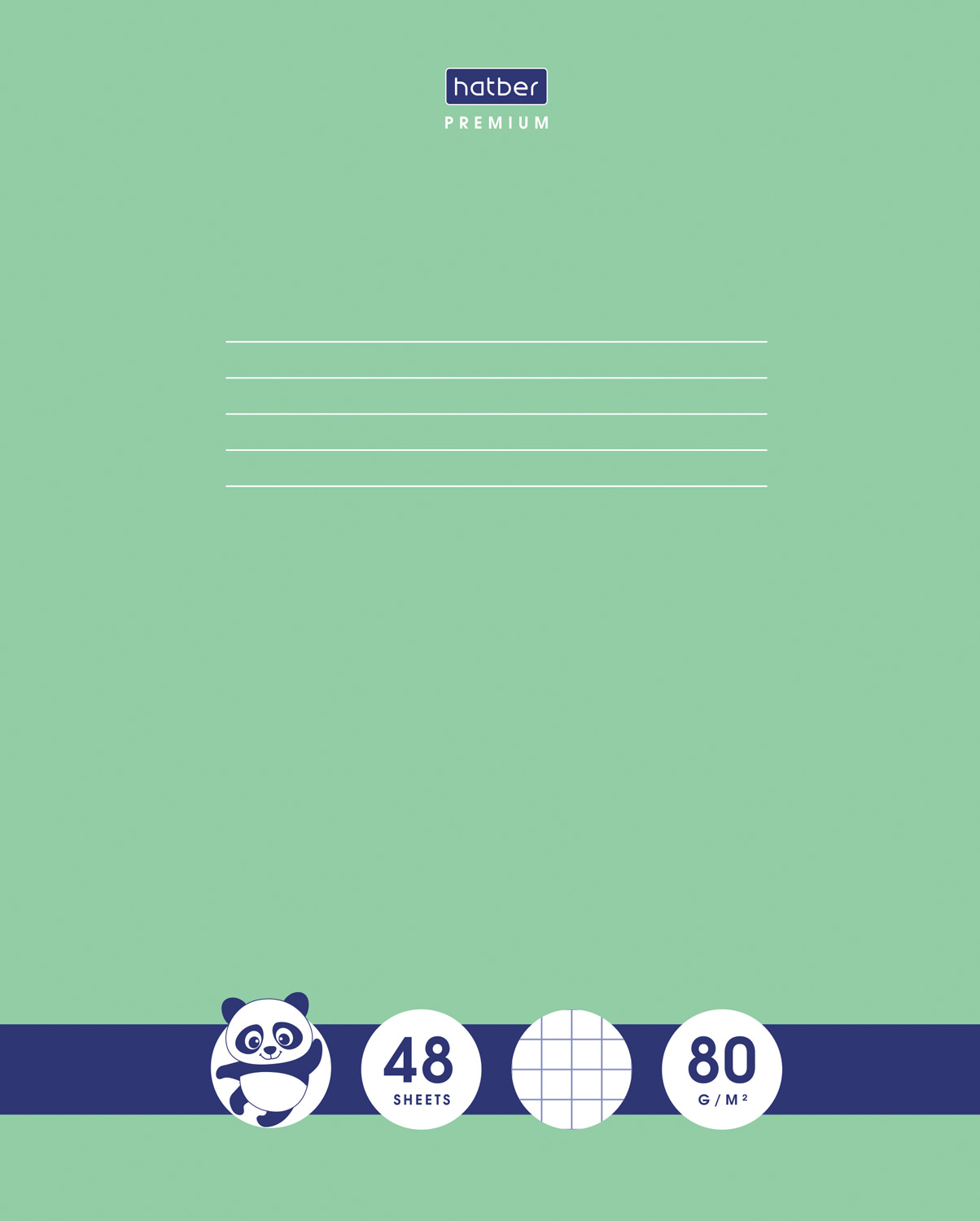 

Набор тетрадей Hatber Панда-Тетрадь 48 л А5 клетка на скобе 5 штук, 065628, На скобе 48 листов в клетку