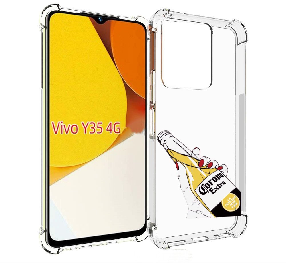 

Чехол MyPads корона екстра для Vivo Y35 4G 2022 / Vivo Y22, Прозрачный, Tocco