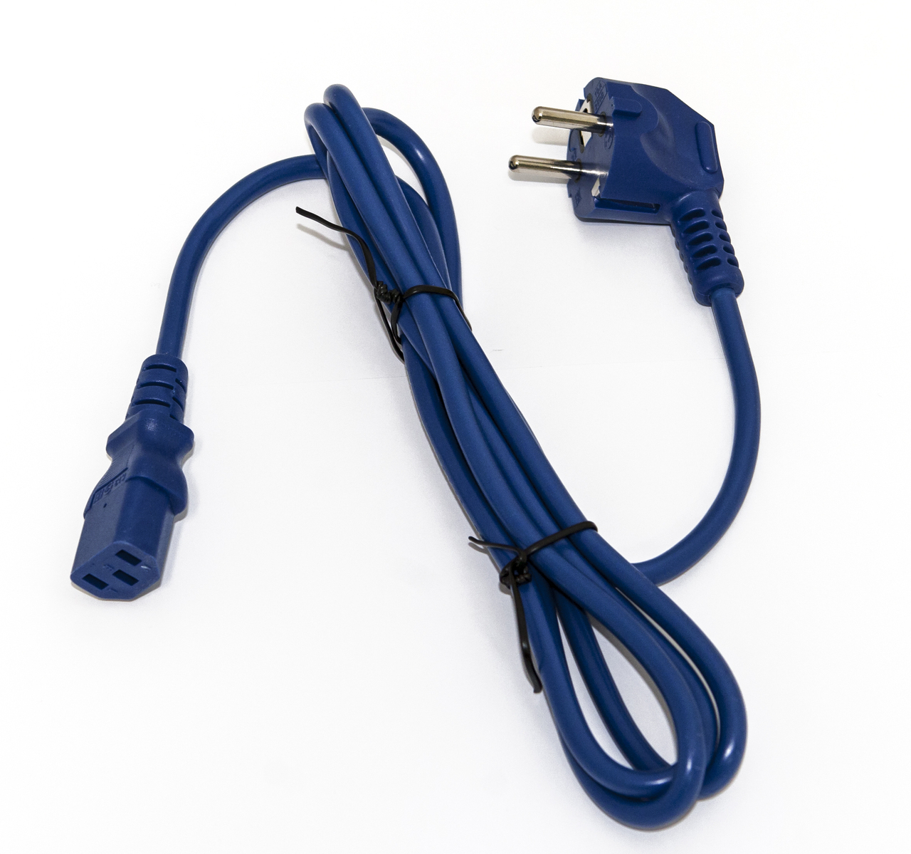 

Кабель Hyperline IEC 320 C13-CEE 7/7 вилка-вилка м (PWC-IEC13-SHM-5.0-BL) синий