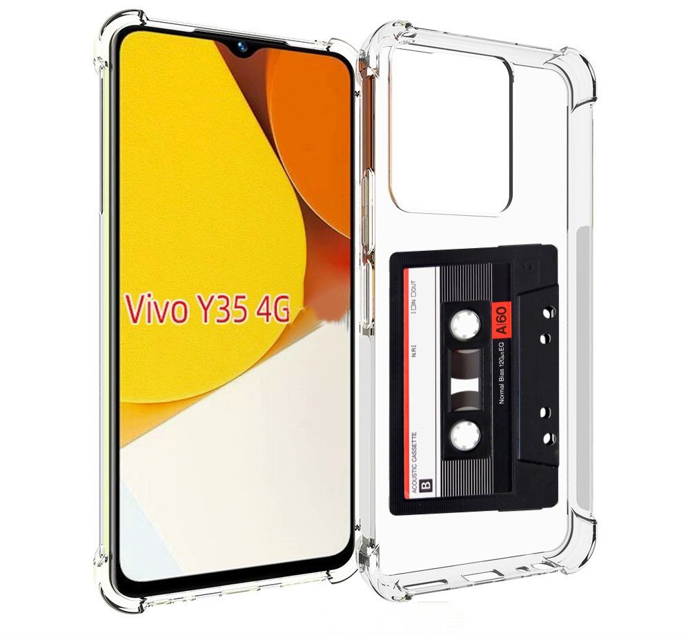 

Чехол MyPads касета для Vivo Y35 4G 2022 / Vivo Y22, Прозрачный, Tocco