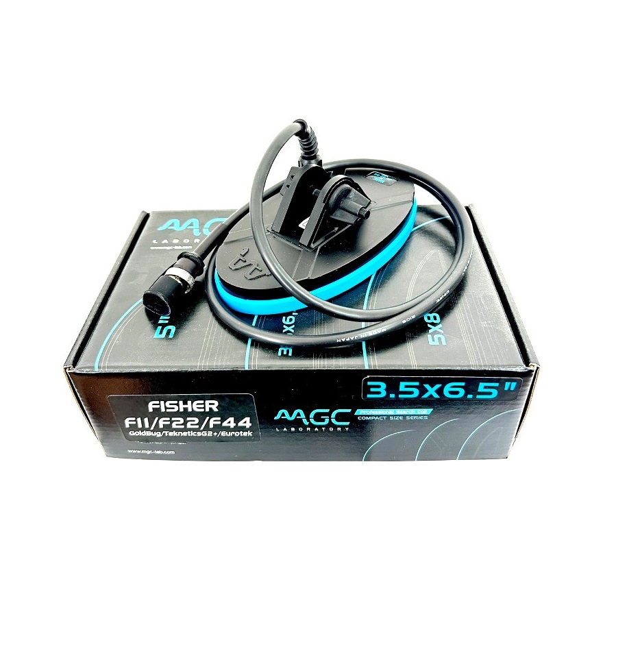 

Катушка металлоискателя Magic Lab 3.5х6" для Fisher F11,22,44, Черный