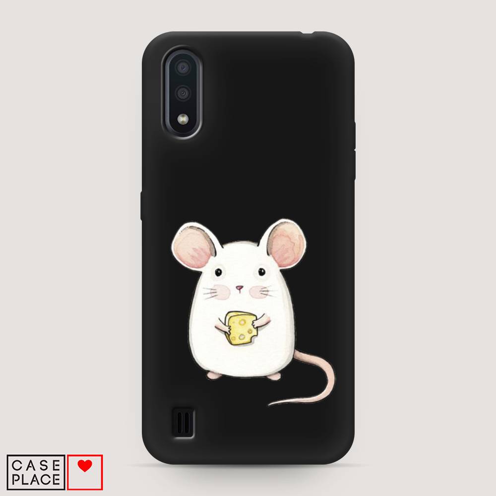 

Чехол Awog на Samsung Galaxy A01 "Мышка", Разноцветный, 29552-1