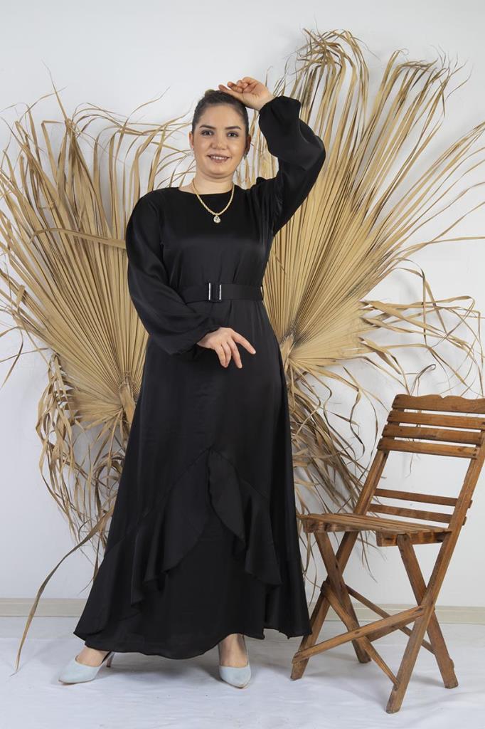 

Платье женское Abiye Sultan 4566-3 черное 44 RU (товары доставляются из-за рубежа), 4566-3