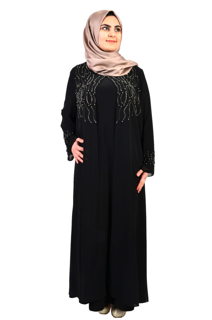 

Платье женское Abiye Sultan JADE1-3 черное 50 RU (товары доставляются из-за рубежа), JADE1-3