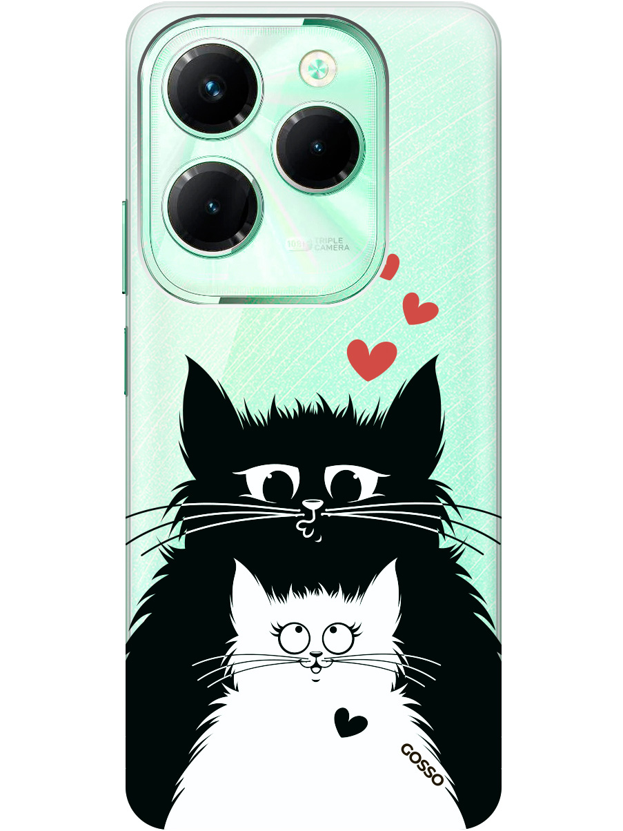 

Силиконовый чехол на Infinix Hot 40 / Hot 40 Pro с рисунком "Cats in Love" прозрачный, Прозрачный;белый;красный;черный, 20011885