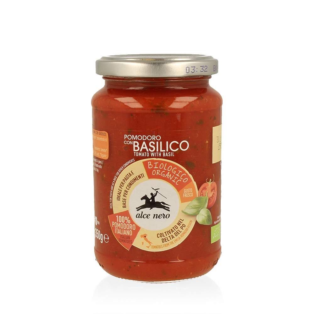 фото Соус томатный alce nero с базиликом