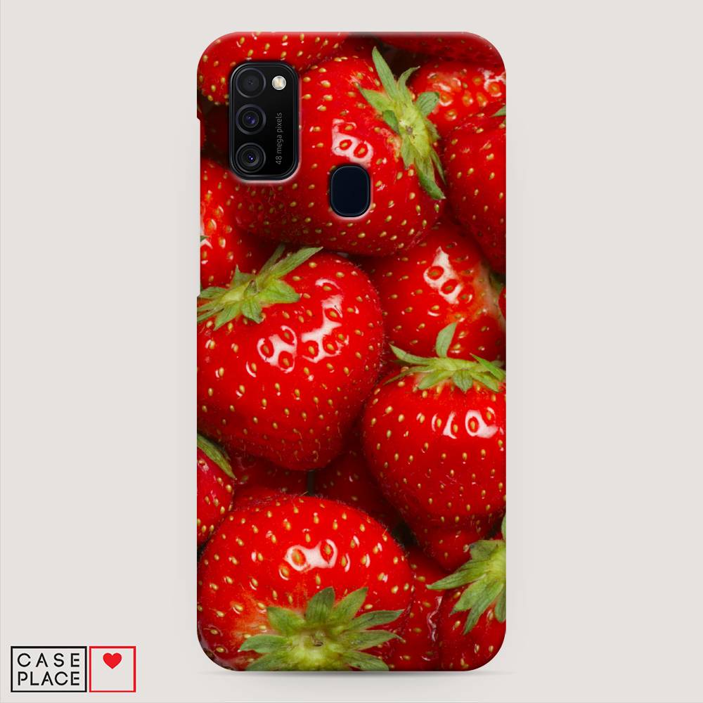 

Пластиковый чехол "Клубника" на Samsung Galaxy M30s, 29820-7