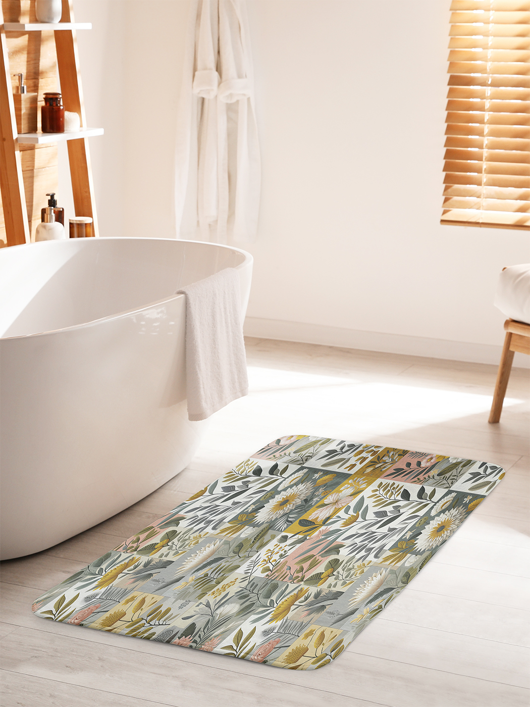 

Коврик для ванной туалета душа JoyArty "Окружение листвы", bath_sd2492_60x100