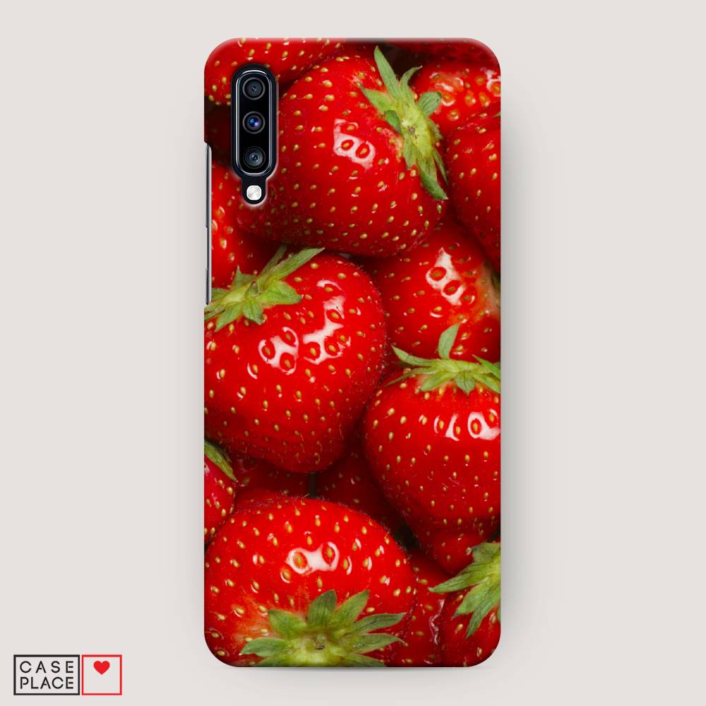 

Пластиковый чехол "Клубника" на Samsung Galaxy A70, 28120-7