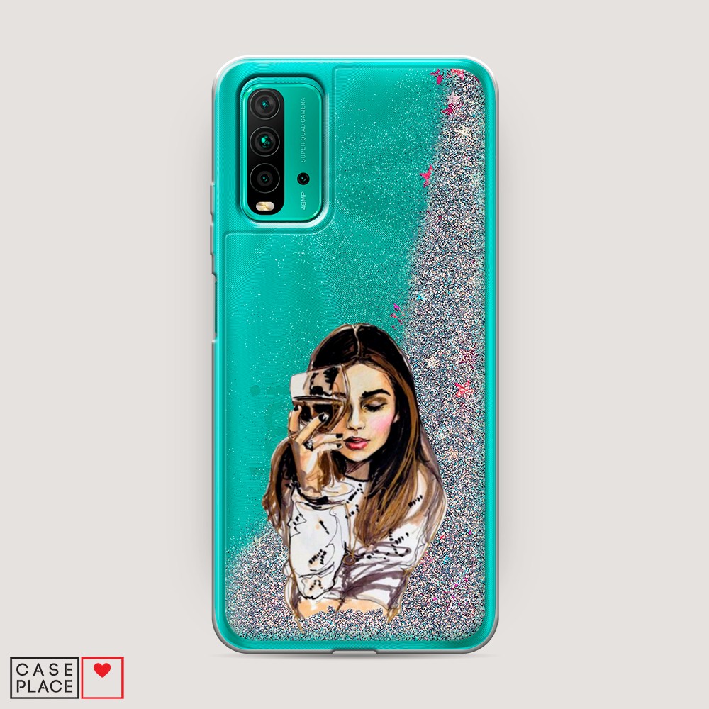 

Чехол Awog на Xiaomi Redmi 9T "Девушка с бокалом", Разноцветный, 39891-1