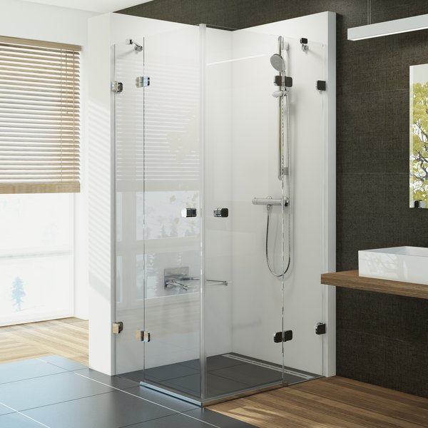 

Душевой уголок Ravak Brilliant BSRV4-100 100х100 1UVAAA00Z1 Хром стекло Transparent, Brilliant