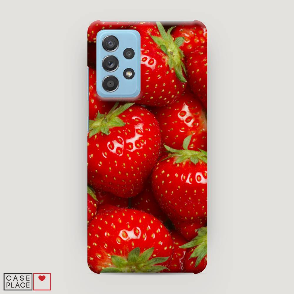 

Пластиковый чехол "Клубника" на Samsung Galaxy A52, 2102420-7