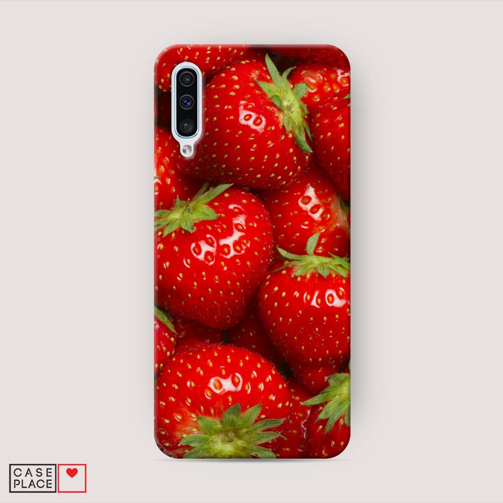 

Пластиковый чехол "Клубника" на Samsung Galaxy A50, 27720-7