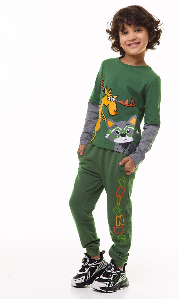 

Брюки детские Kari Kids AW24C35003516, хаки, 98, 234372