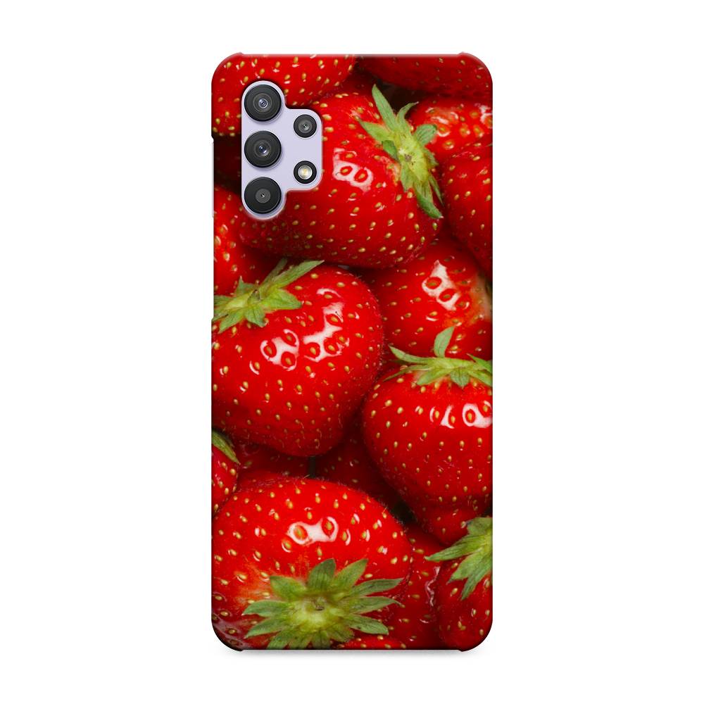 

Пластиковый чехол "Клубника" на Samsung Galaxy A32, 2102020-7