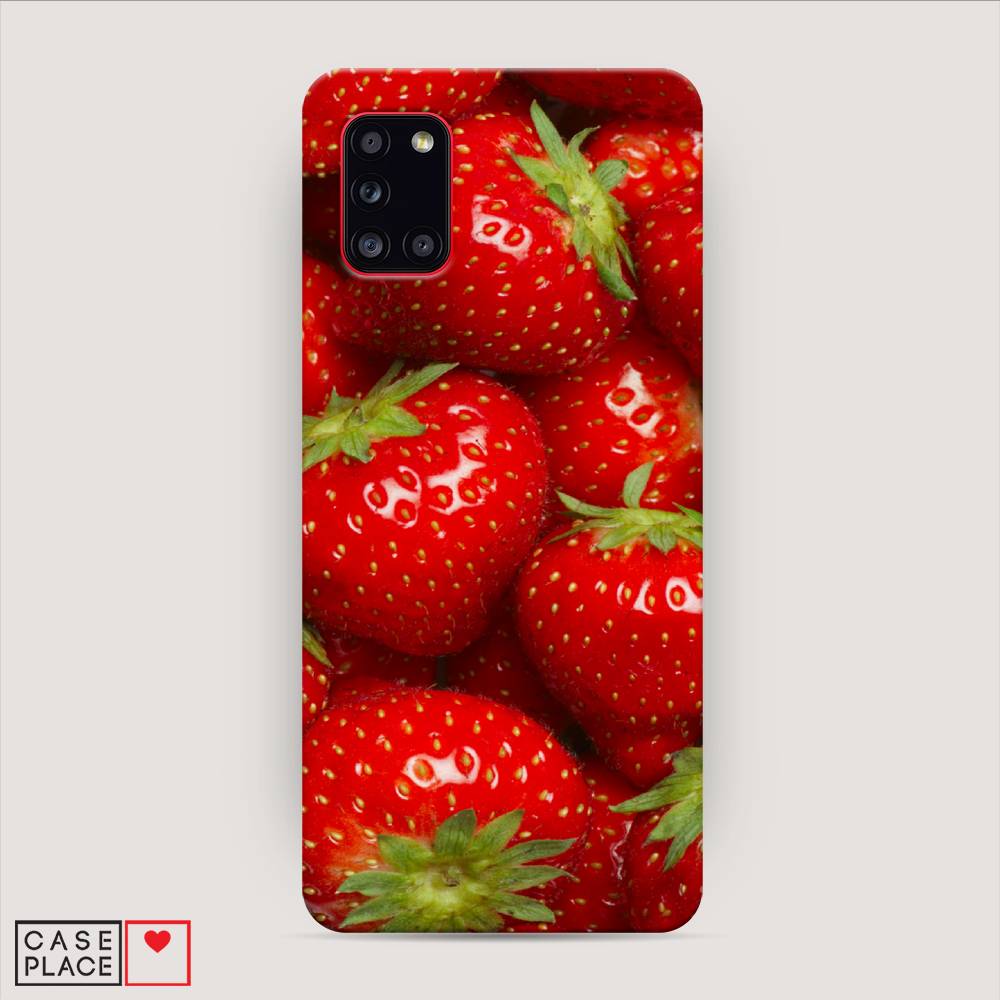 

Пластиковый чехол "Клубника" на Samsung Galaxy A31, 2100320-7