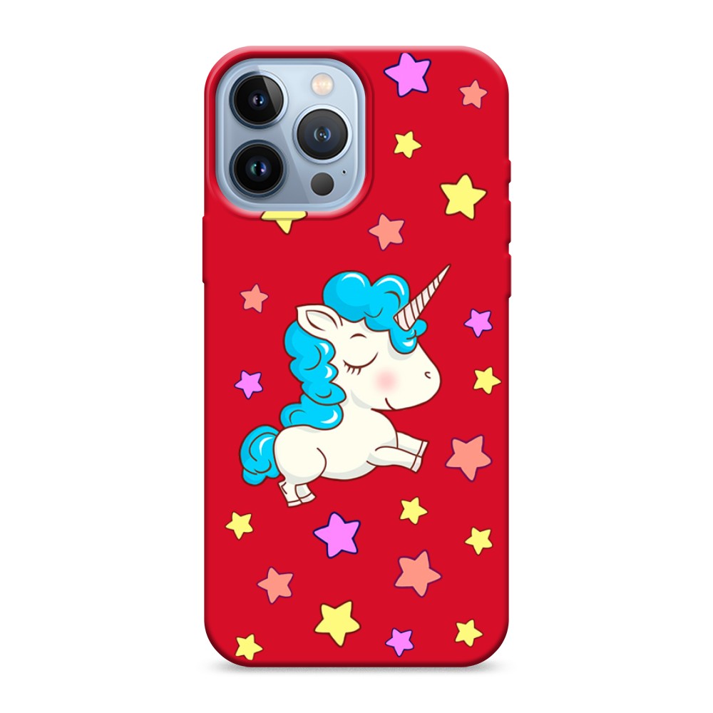 

Чехол Awog на Apple iPhone 13 Pro Max / Айфон 13 Pro Max "Звездный единорог", Разноцветный, 14453-1