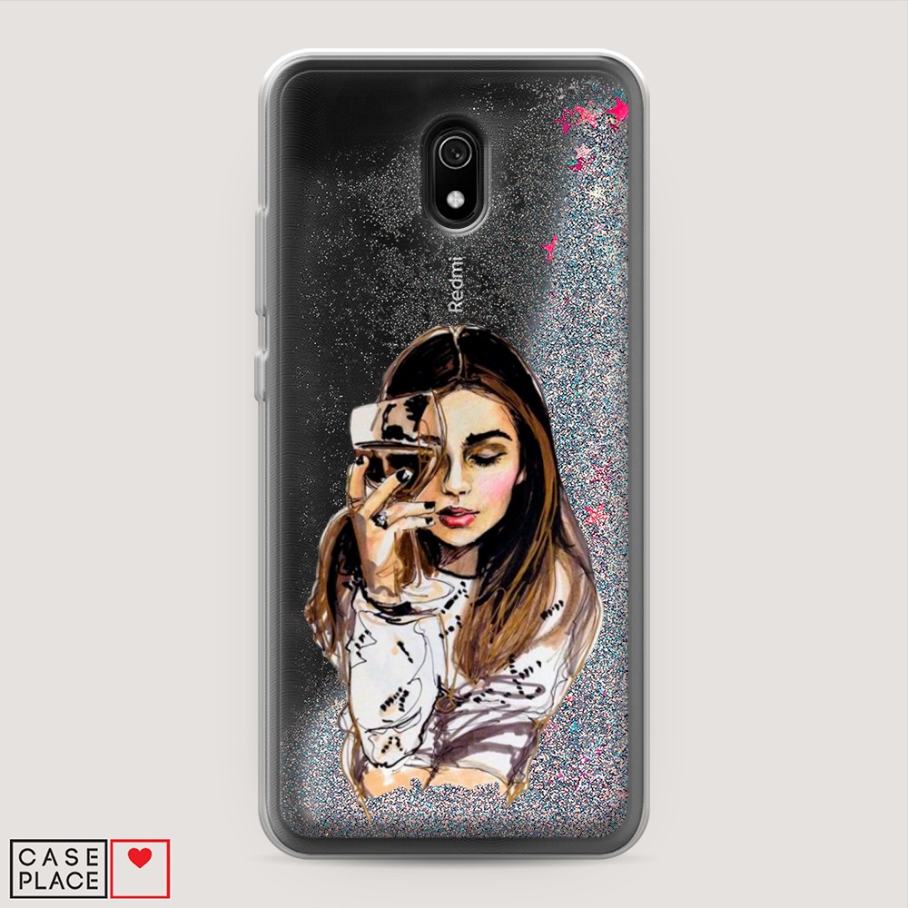 

Чехол Awog на Xiaomi Redmi 8A "Девушка с бокалом", Разноцветный, 37291-1