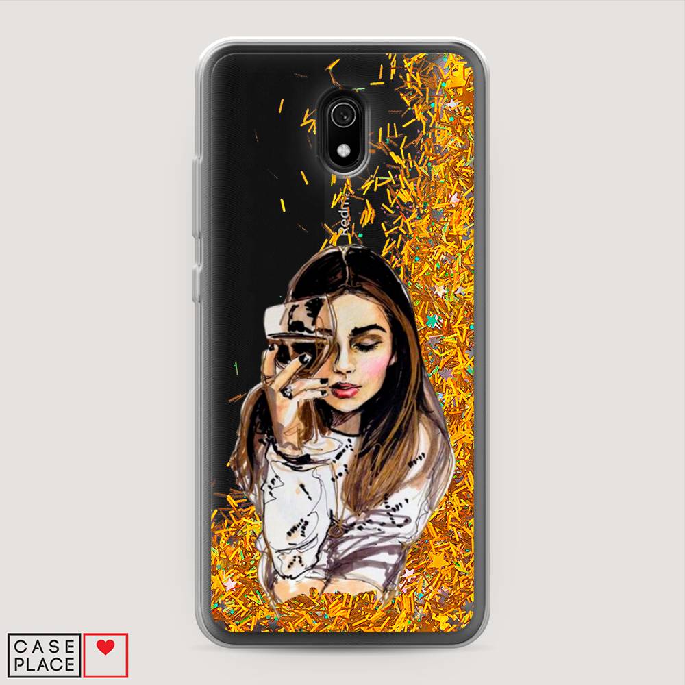 

Чехол Awog на Xiaomi Redmi 8A "Девушка с бокалом", Разноцветный, 37290-1