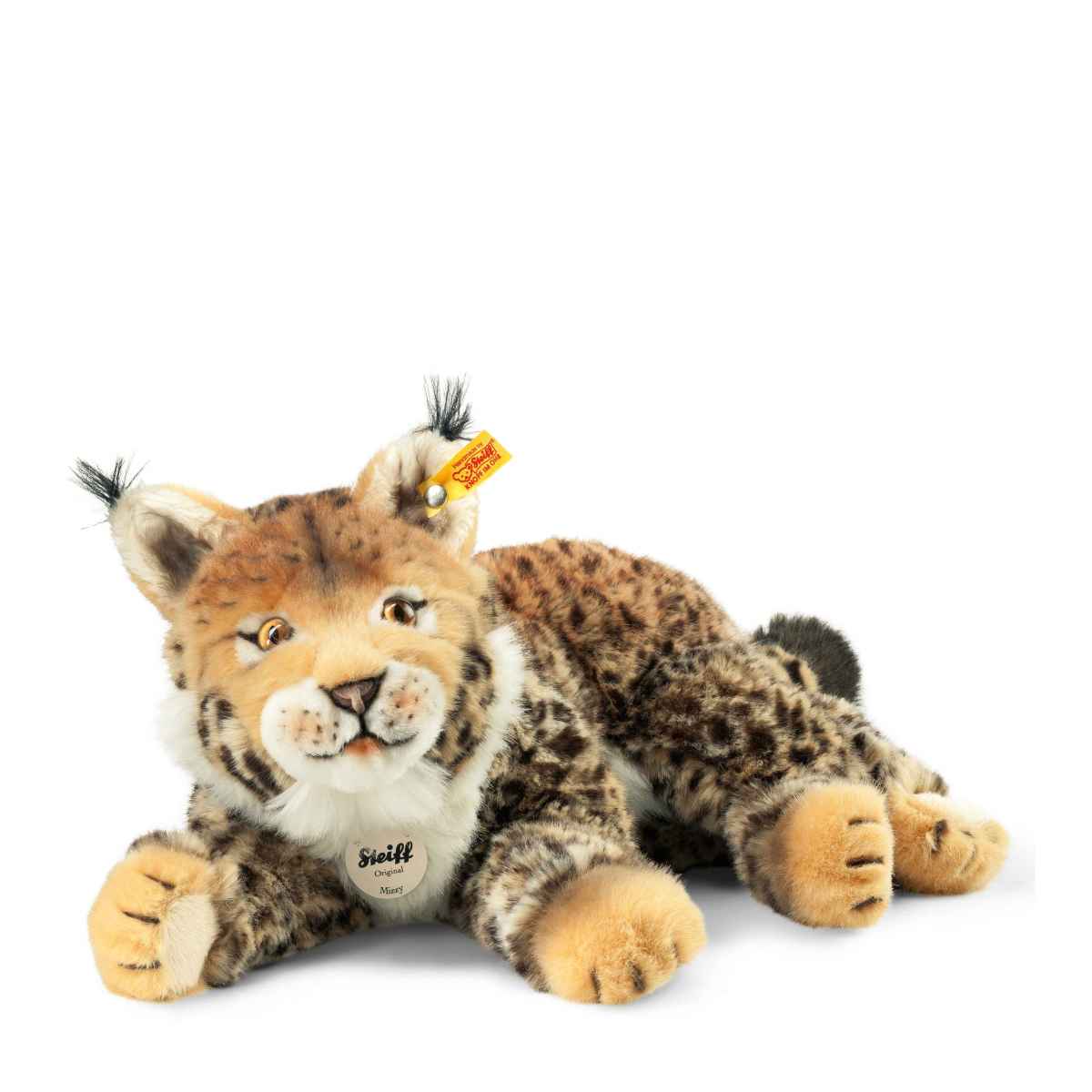 Мягкая игрушка Steiff Mizzy lynx бежевый бежевый комбинезон с голубыми полосками marlu детский