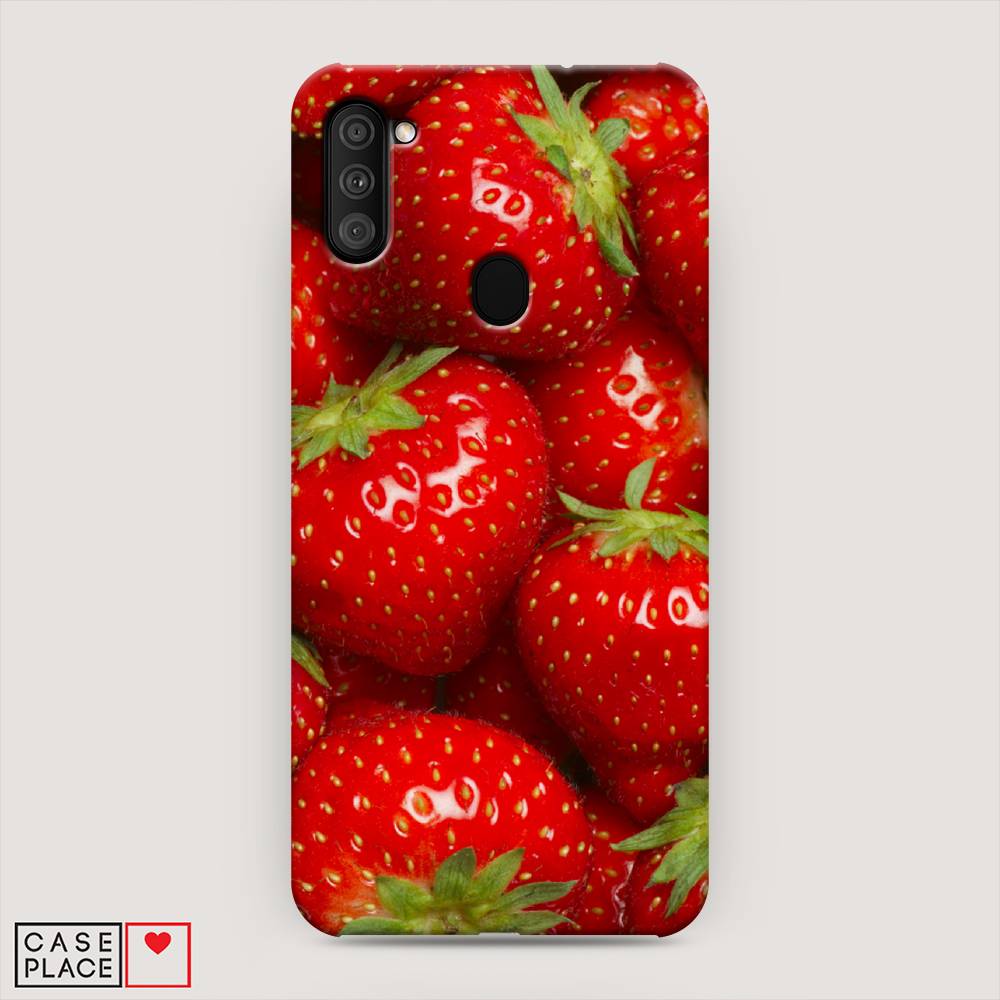

Пластиковый чехол "Клубника" на Samsung Galaxy A11, 2100120-7