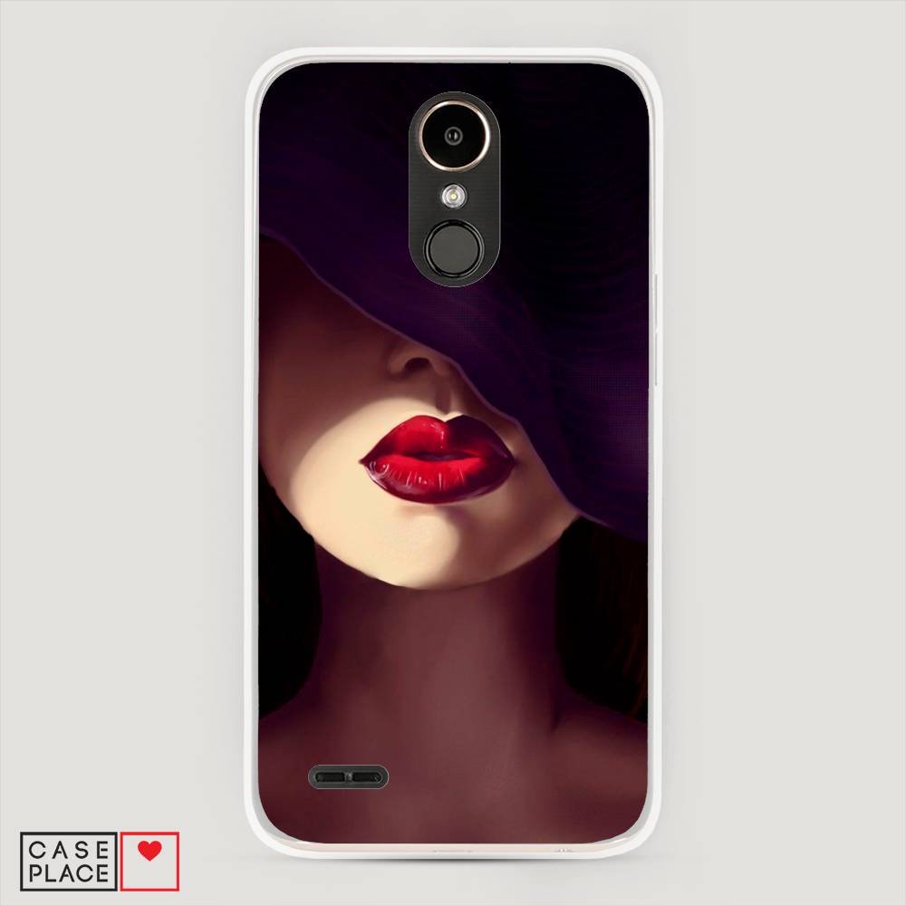 фото Чехол awog "красные губы" для lg k10 2017