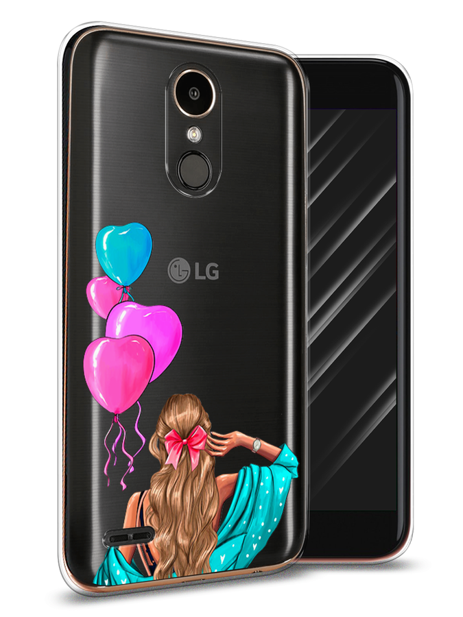 

Чехол Awog на LG K10 2017 "День Рождения", Голубой;розовый;бежевый, 81350-7