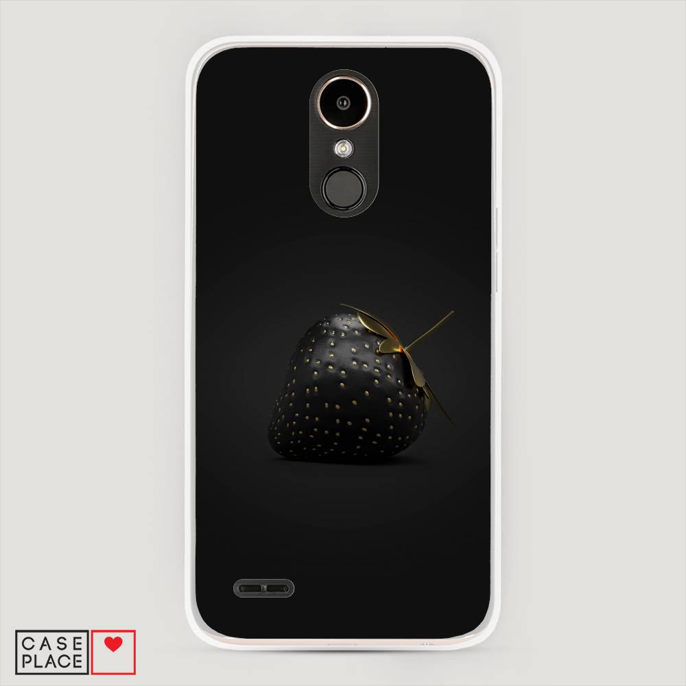 фото Чехол awog "черная клубника" для lg k10 2017