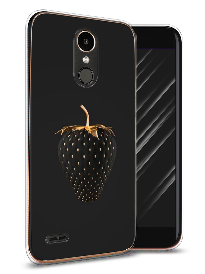 

Чехол Awog на LG K10 2017 "Черно-золотая клубника", Черный;золотистый, 81350-10