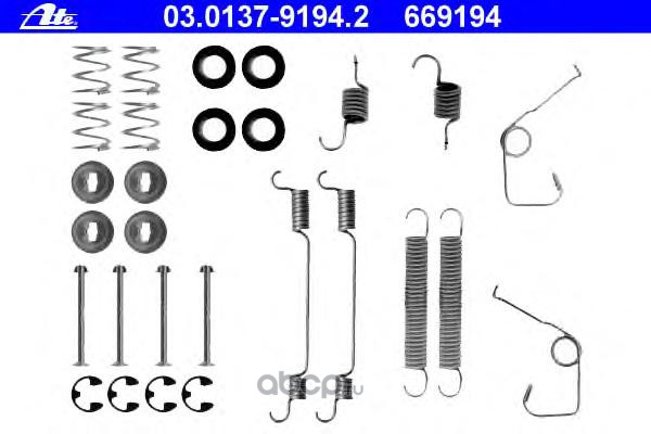

Монтажный к-кт бараб.торм. колодок FORD TRANSIT 91-00 ATE 03013791942
