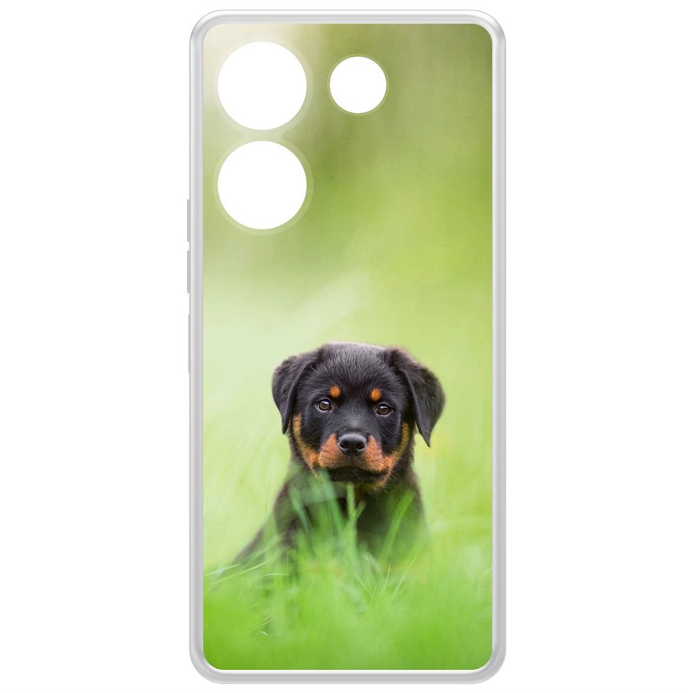

Чехол-накладка Krutoff Clear Case Щенок ротвейлера для TECNO Camon 20 Pro, Прозрачный