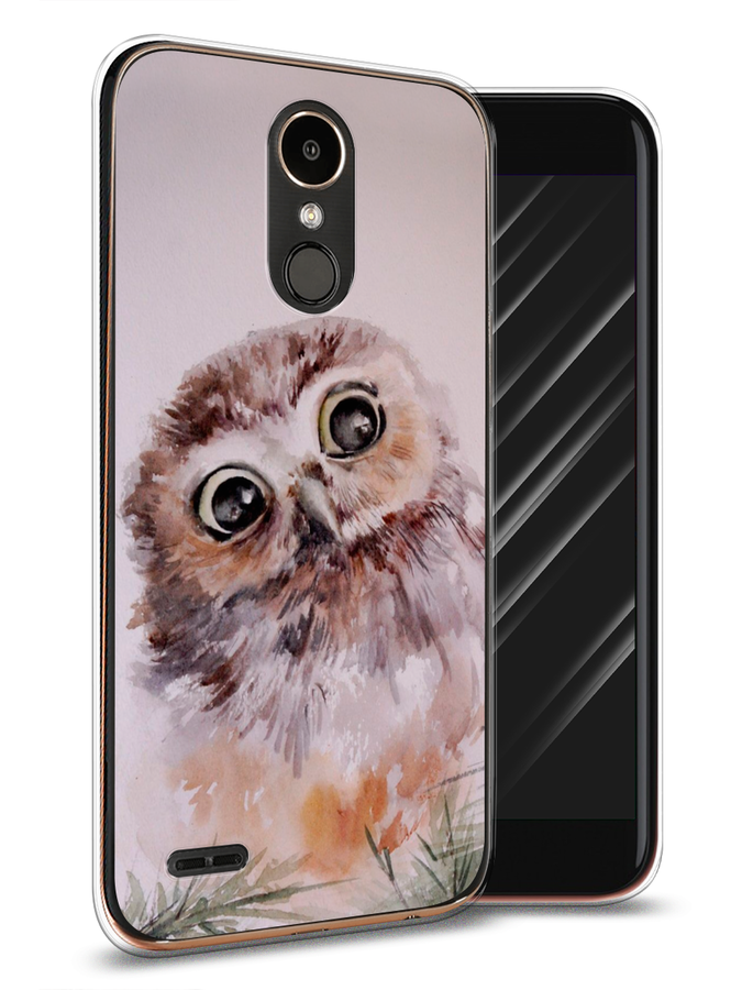 

Чехол Awog на LG K10 2017 "Сова на розовом", Розовый;коричневый, 81350-1
