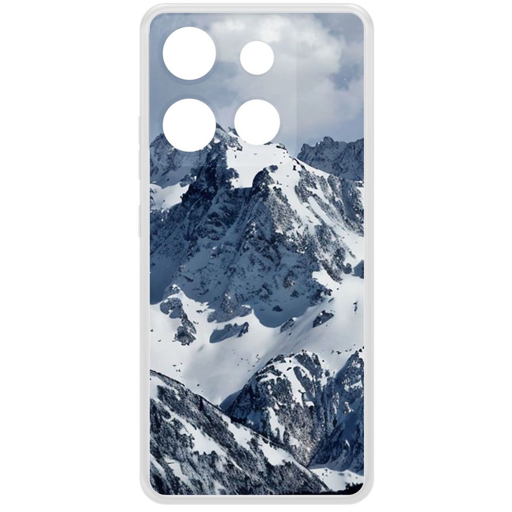 Чехол-накладка Krutoff Clear Case Горы для INFINIX Smart 7 HD