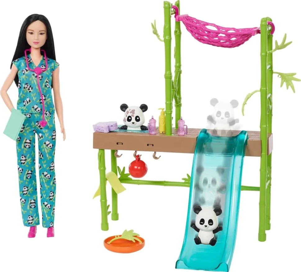 

Кукла Barbie Уход за пандами HKT77