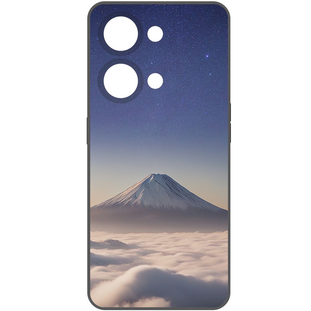 

Чехол-накладка Krutoff Soft Case Япония, Фудзияма для OnePlus Nord 3 5G черный
