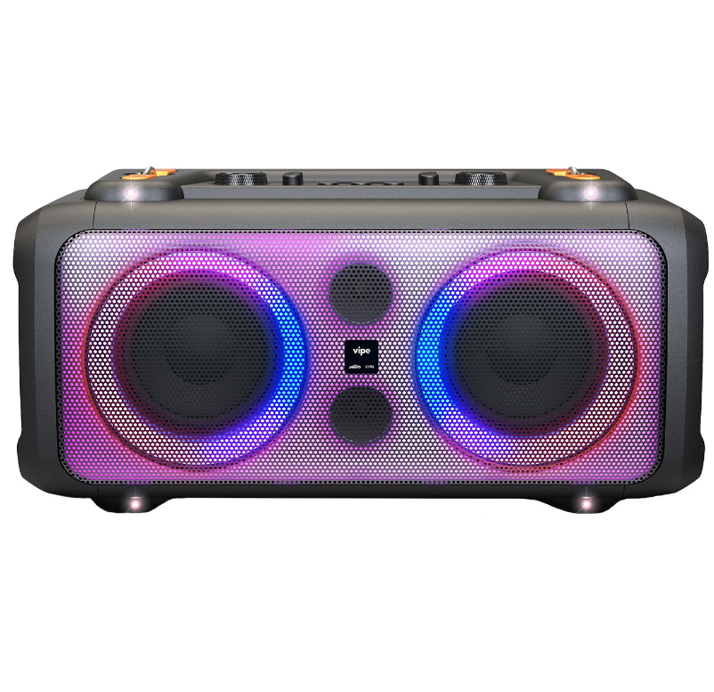

Музыкальная система Vipe NITRO X3 PRO, Музыкальная система VIPE NITROX3 PRO. 100 Вт. Bluetooth 5.0. 6 режимов FULL LED динамической подсветки, 4 светодиода. 10 часов без подзарядки. Дисплей. IPX4. FM рад