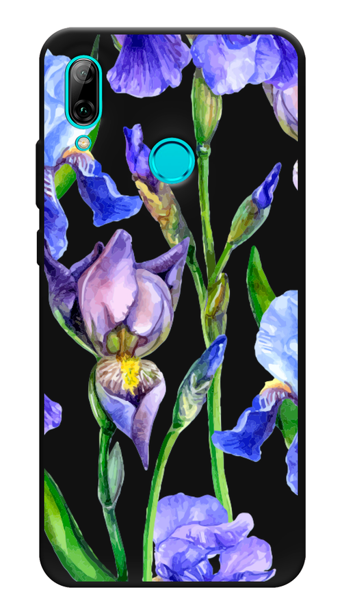 

Чехол Awog на Huawei P Smart 2019 "Синие ирисы", Фиолетовый;голубой;зеленый, 67252-1