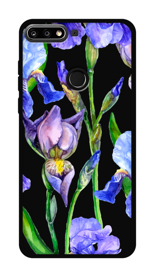 

Чехол Awog на Huawei Nova 2 Lite "Синие ирисы", Фиолетовый;голубой;зеленый, 64652-1
