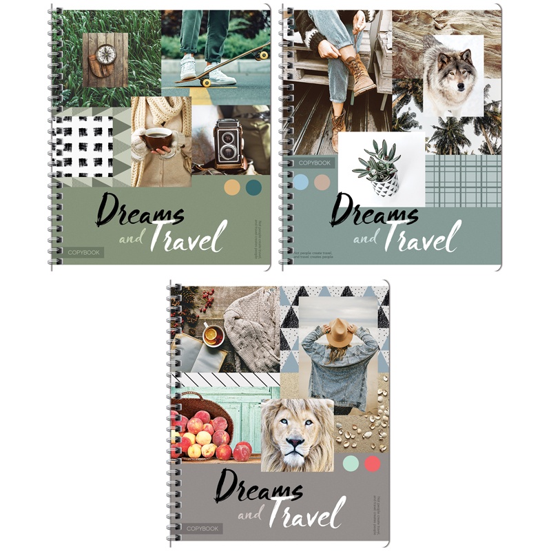 

Тетрадь общая в клетку ArtSpace Стиль. Dreams and travel Т96спк_26767, 96 л., 1 шт.
