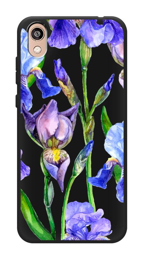 

Чехол Awog на Honor 8S "Синие ирисы", Фиолетовый;голубой;зеленый, 69152-1