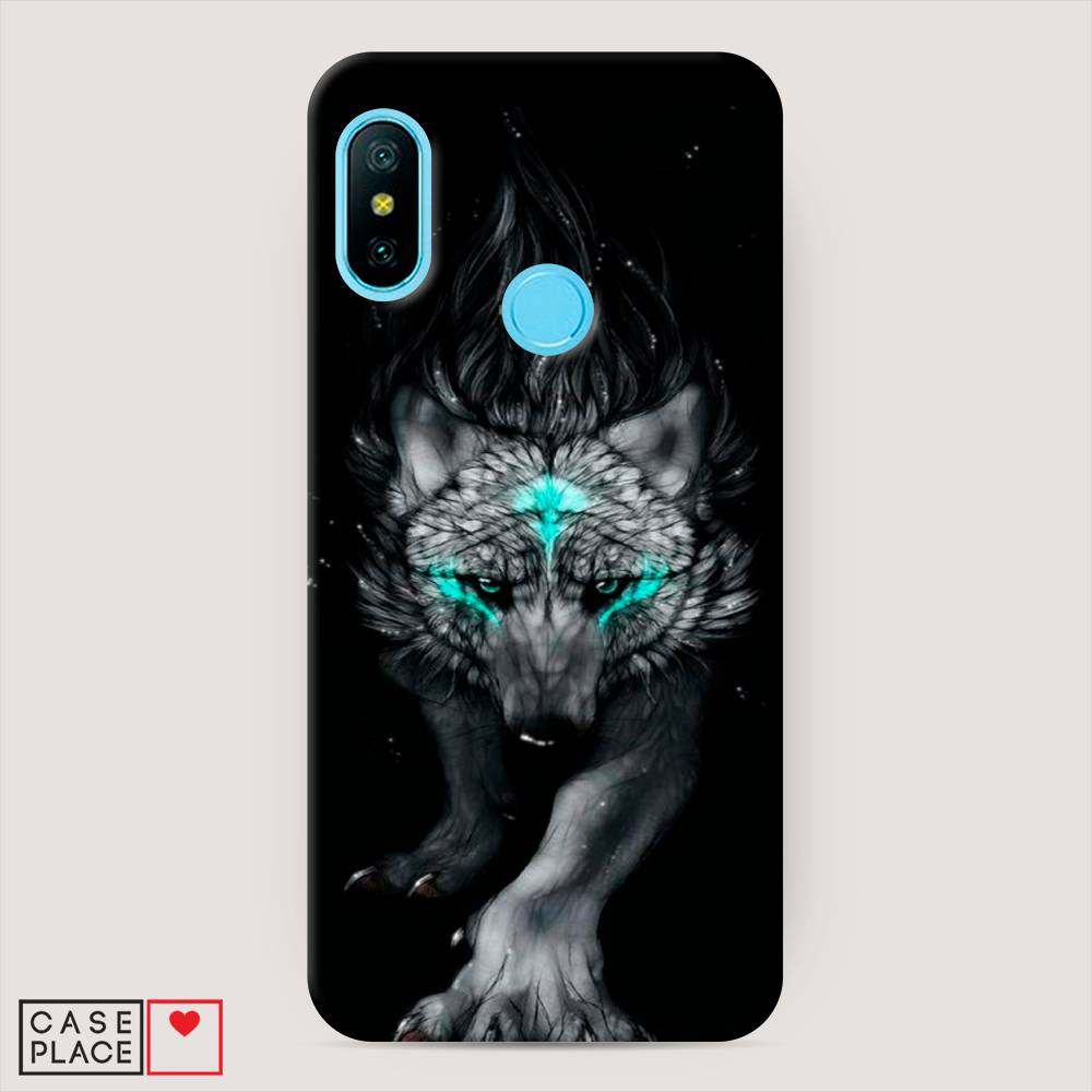 

Пластиковый чехол "Волшебный волк" на Xiaomi Redmi 6 Pro, 34020-1